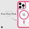 image:imagekate spade new york iPhone 16 Pro Case  Cherry Dot Gems  Compatible with MagSafe  Lightweight Designer Case for iPhone 16 Pro with AntiScratch Coating and Cherry Dot DesignPom Pom Pink
