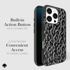 image:imagekate spade new york iPhone 16 Pro Case  Cherry Dot Gems  Compatible with MagSafe  Lightweight Designer Case for iPhone 16 Pro with AntiScratch Coating and Cherry Dot DesignCity Leopard Black