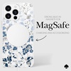 image:imagekate spade new york iPhone 16 Pro Max Case  Liquid Glitter Iridescent  Compatible with MagSafe  Lightweight Designer Case for iPhone 16 Pro Max with Liquid Glitter Iridescent DesignFlowerbed Blue Gems