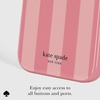 image:imagekate spade new york iPhone 16 Pro Max Case  Liquid Glitter Iridescent  Compatible with MagSafe  Lightweight Designer Case for iPhone 16 Pro Max with Liquid Glitter Iridescent DesignStripe Rose Coral