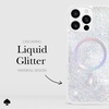 image:imagekate spade new york iPhone 16 Pro Max Case  Liquid Glitter Iridescent  Compatible with MagSafe  Lightweight Designer Case for iPhone 16 Pro Max with Liquid Glitter Iridescent DesignLiquid Glitter Iridescent