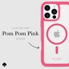 image:imagekate spade new york iPhone 16 Pro Max Case  Liquid Glitter Iridescent  Compatible with MagSafe  Lightweight Designer Case for iPhone 16 Pro Max with Liquid Glitter Iridescent DesignPom Pom Pink