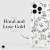 image:imagekate spade new york iPhone 16 Pro Max Case  Liquid Glitter Iridescent  Compatible with MagSafe  Lightweight Designer Case for iPhone 16 Pro Max with Liquid Glitter Iridescent DesignPrecious Bloom