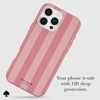 image:imagekate spade new york iPhone 16 Pro Max Case  Liquid Glitter Iridescent  Compatible with MagSafe  Lightweight Designer Case for iPhone 16 Pro Max with Liquid Glitter Iridescent DesignStripe Rose Coral
