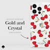 image:imagekate spade new york iPhone 16 Pro Max Case  Liquid Glitter Iridescent  Compatible with MagSafe  Lightweight Designer Case for iPhone 16 Pro Max with Liquid Glitter Iridescent DesignCherry Dot Gems