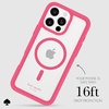 image:imagekate spade new york iPhone 16 Pro Max Case  Liquid Glitter Iridescent  Compatible with MagSafe  Lightweight Designer Case for iPhone 16 Pro Max with Liquid Glitter Iridescent DesignPom Pom Pink