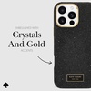 image:imagekate spade new york iPhone 16 Pro Max Case  Liquid Glitter Iridescent  Compatible with MagSafe  Lightweight Designer Case for iPhone 16 Pro Max with Liquid Glitter Iridescent DesignCrystal Pave Nightfall