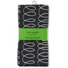 image:imagekate spade new york in The Loop Cloth Napkins 4Pack Set 100 Cotton Machine Washable BlackBeige 20x20BlackBeige