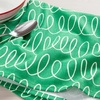 image:imagekate spade new york in The Loop Cloth Napkins 4Pack Set 100 Cotton Machine Washable BlackBeige 20x20GreenCream