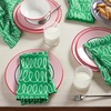 image:imagekate spade new york in The Loop Cloth Napkins 4Pack Set 100 Cotton Machine Washable BlackBeige 20x20GreenCream