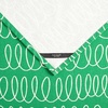image:imagekate spade new york in The Loop Cloth Napkins 4Pack Set 100 Cotton Machine Washable BlackBeige 20x20GreenCream