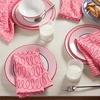 image:imagekate spade new york in The Loop Cloth Napkins 4Pack Set 100 Cotton Machine Washable BlackBeige 20x20Rose PinkRed