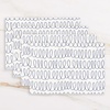 image:imagekate spade new york in The Loop Placemats 4Pack Set Reversible 100 Cotton Machine Washable BlackBeige 13x19CreamNavy Blue