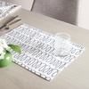 image:imagekate spade new york in The Loop Placemats 4Pack Set Reversible 100 Cotton Machine Washable BlackBeige 13x19CreamNavy Blue