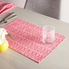 image:imagekate spade new york in The Loop Placemats 4Pack Set Reversible 100 Cotton Machine Washable BlackBeige 13x19Rose PinkRed