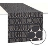 image:imagekate spade new york in The Loop amp Joy Dot Reversible Table Runner 100 Cotton Machine Washable CreamNavy Blue 15x72BlackBeige