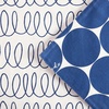 image:imagekate spade new york in The Loop amp Joy Dot Reversible Table Runner 100 Cotton Machine Washable CreamNavy Blue 15x72CreamNavy Blue