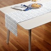 image:imagekate spade new york in The Loop amp Joy Dot Reversible Table Runner 100 Cotton Machine Washable CreamNavy Blue 15x72CreamNavy Blue
