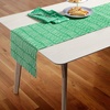 image:imagekate spade new york in The Loop amp Joy Dot Reversible Table Runner 100 Cotton Machine Washable CreamNavy Blue 15x72GreenCream