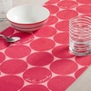 image:imagekate spade new york in The Loop amp Joy Dot Reversible Table Runner 100 Cotton Machine Washable CreamNavy Blue 15x72Rose PinkRed