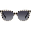 image:imagekate spade new york womens DaeshaS Cat Eye Cat Eye SunglassesWhite Black Pattern