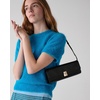 image:imagekate spade new york womens Deco Fine Grain Leather Soft Mini ShoulderBlack