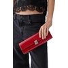 image:imagekate spade new york womens Deco Fine Grain Leather Soft Mini ShoulderDark Scarlet