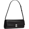 image:imagekate spade new york womens Deco Fine Grain Leather Soft Mini ShoulderGlazed Black