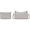 image:imagekate spade new york womens Double Up Colorblocked Pebbled Leather CrossbodyNimbus Grey