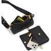 image:imagekate spade new york womens Double Up Colorblocked Pebbled Leather CrossbodyParisian Navy