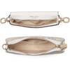 image:imagekate spade new york womens Double Up Colorblocked Pebbled Leather CrossbodyTweed Multi