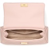 image:imagekate spade new york womens Grace Fine Grain Leather Convertible Shoulder BagQuilted Rose Smoke