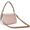 image:imagekate spade new york womens Hudson Pebbled Leather Flap Shoulder BagColorblocked Rose Smoke Multi