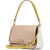 image:imagekate spade new york womens Hudson Pebbled Leather Flap Shoulder BagColorblocked Timeless Taupe Multi
