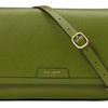 image:imagekate spade new york womens Hudson Pebbled Leather Flap Shoulder BagJungle Vine