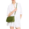 image:imagekate spade new york womens Hudson Pebbled Leather Flap Shoulder BagJungle Vine