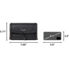 image:imagekate spade new york womens In the Garden Embossed Pebbled Leather Coin Card Case WristletBlack
