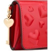 image:imagekate spade new york womens Key to My Heart Embossed Patent Leather Flap Card CaseCherry Rouge