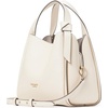 image:imagekate spade new york womens Knott Pebbled Leather Medium Crossbody ToteMilk Glass