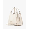 image:imagekate spade new york womens Knott Pebbled Leather Medium Crossbody ToteMilk Glass