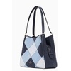image:imagekate spade new york womens Leila Patchwork Suede Medium Triple Compartment ShoulderBlazer Blue Multi