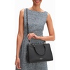 image:imagekate spade new york womens Leila Pebbled Leather Medium Triple Compartment SatchelBlack