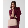 image:imagekate spade new york womens Leila Pebbled Leather Medium Triple Compartment SatchelHay
