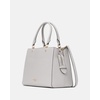 image:imagekate spade new york womens Leila Pebbled Leather Medium Triple Compartment SatchelPlatinum Grey