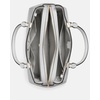 image:imagekate spade new york womens Leila Pebbled Leather Medium Triple Compartment SatchelPlatinum Grey