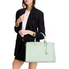 image:imagekate spade new york womens Serena Saffiano Leather Laptop BagPistachio Ice