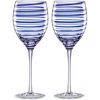 image:imageKate Spade New York Charlotte Street 2Piece Dof Glass Set 185 LB BlueWine Glasses