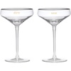 image:imageKate Spade New York Cheers to Us Sweet amp Dry Wine Glasses Set of 2 088 ClearMartini Glasses  Set of 2