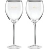 image:imageKate Spade New York Cheers to Us Sweet amp Dry Wine Glasses Set of 2 088 ClearWine Glasses  Set of 2