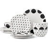 image:imageKate Spade New York Dot 12Piece Dinnerware Set 1984 White12Piece Dinnerware Set